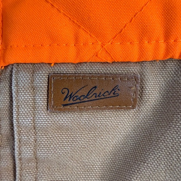 Vtg Woolrich Field Hunting Jacket Large Blaze Orange Heritage Workwear Gorpcore - Picture 6 of 14
